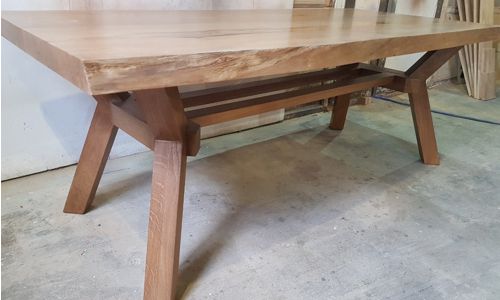 Подстолье для стола Деревянное подстолье из дуба